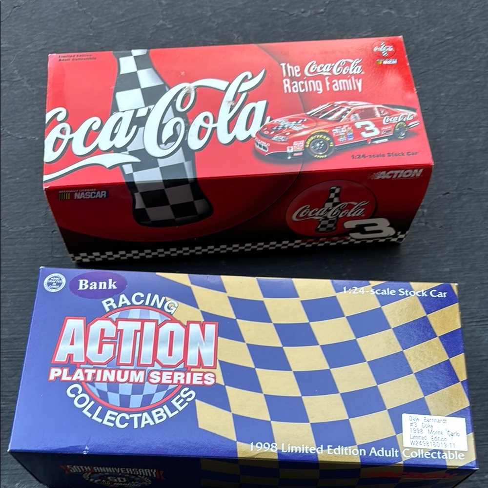 Coca-Cola NASCAR Racing Collectible Cars IT IS A BANK